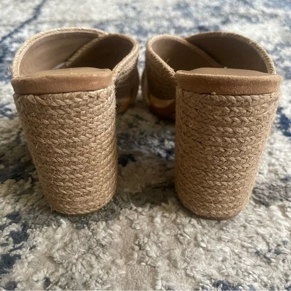 Raye Nix Heel In Natural Sandals Size 6.5 - Picture 12 of 13